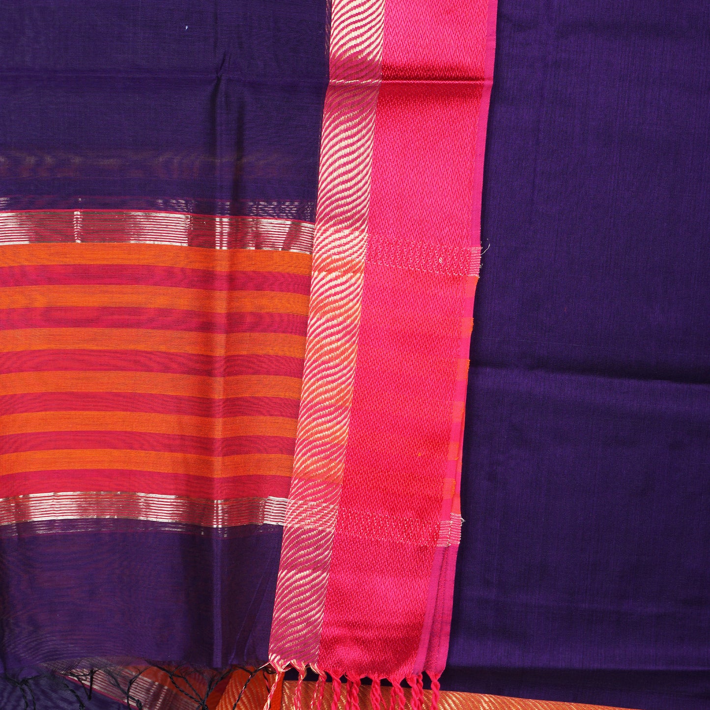 Maheshwari Dress Material With Ganga Jamuna Border