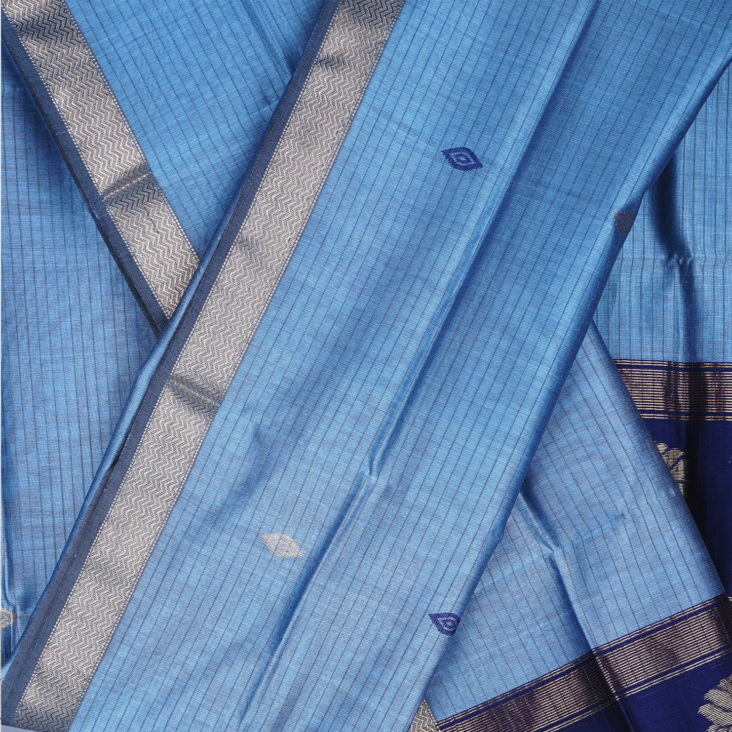 MAHESHWARI RASTA BUTA/BUTI BORDER DUPATTA