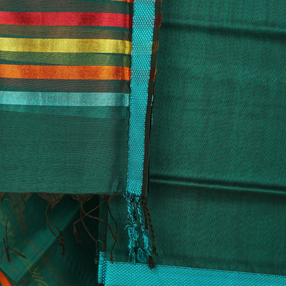 Maheshwari Dress Material With Resham Border