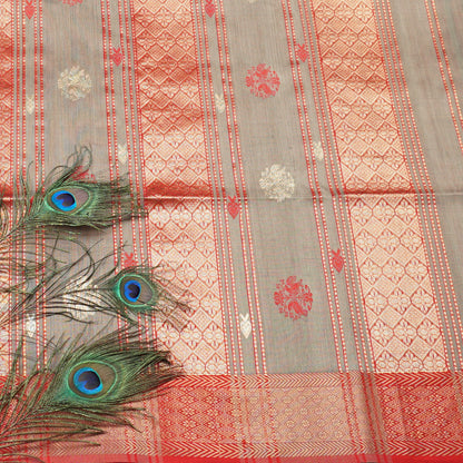 MAHESHWARI HEAVY ZARI PALLU SAREE