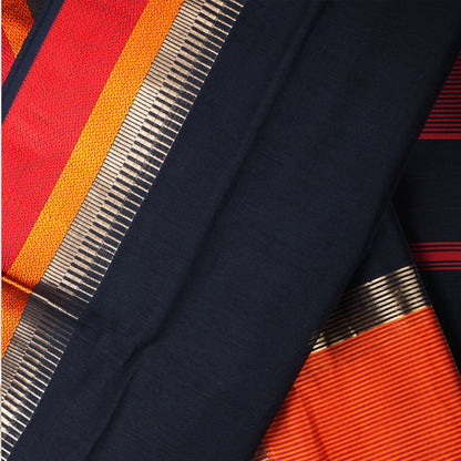 MAHESHWARI MULTI COLOR RESHAM BORDER DUPATTA