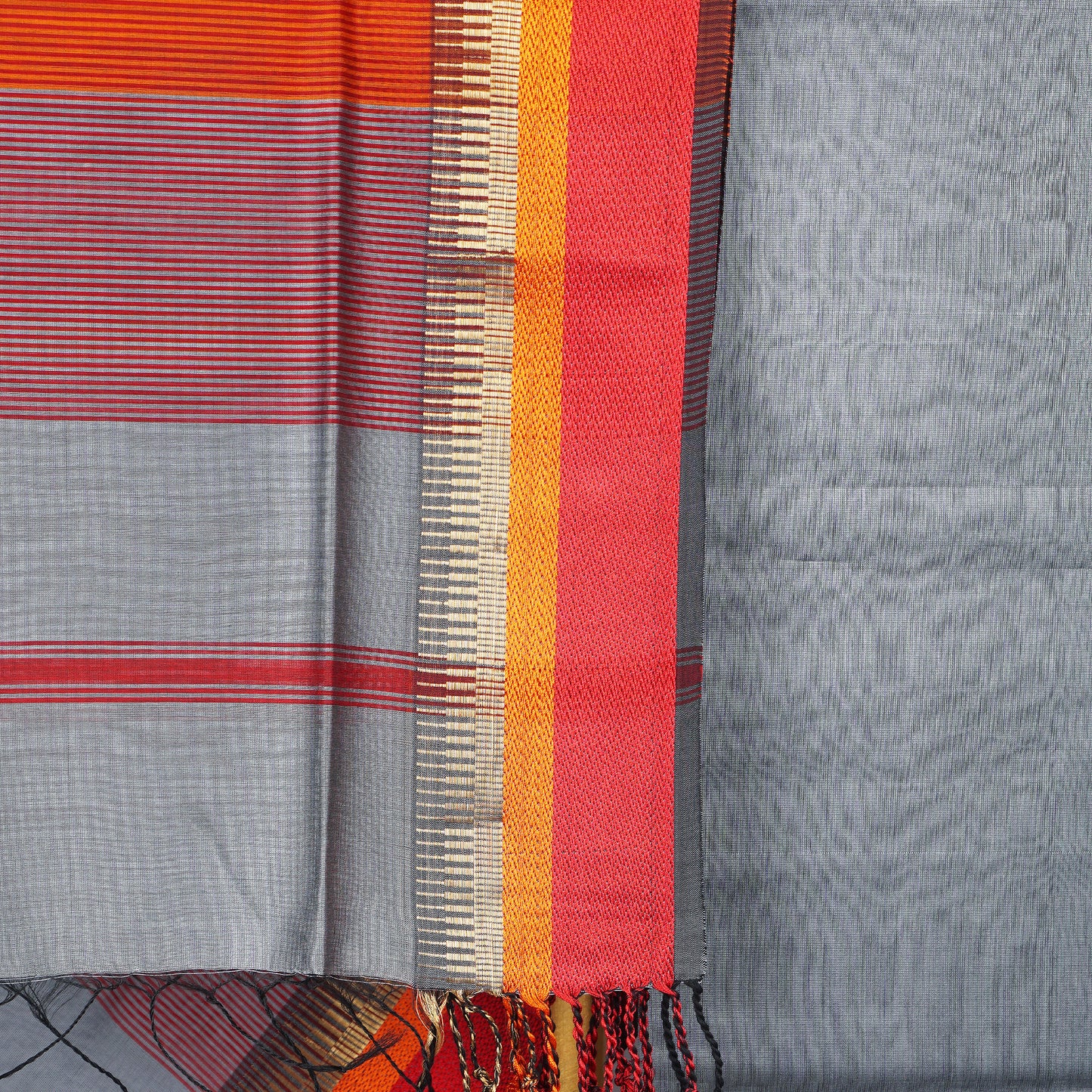 Maheshwari Dress Material With Resham Border