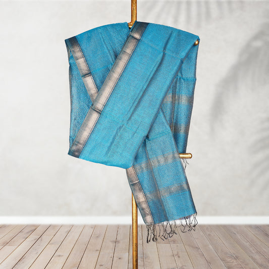 MAHESHWARI ZARI  CHECKS DUPATTA