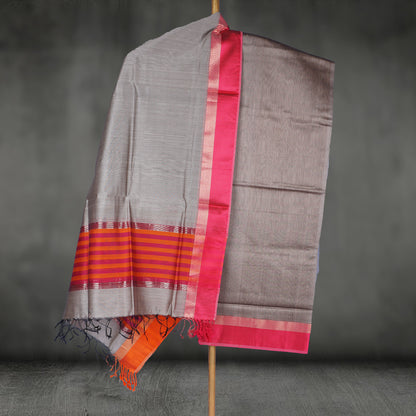 Maheshwari Dress Material With Resham Border