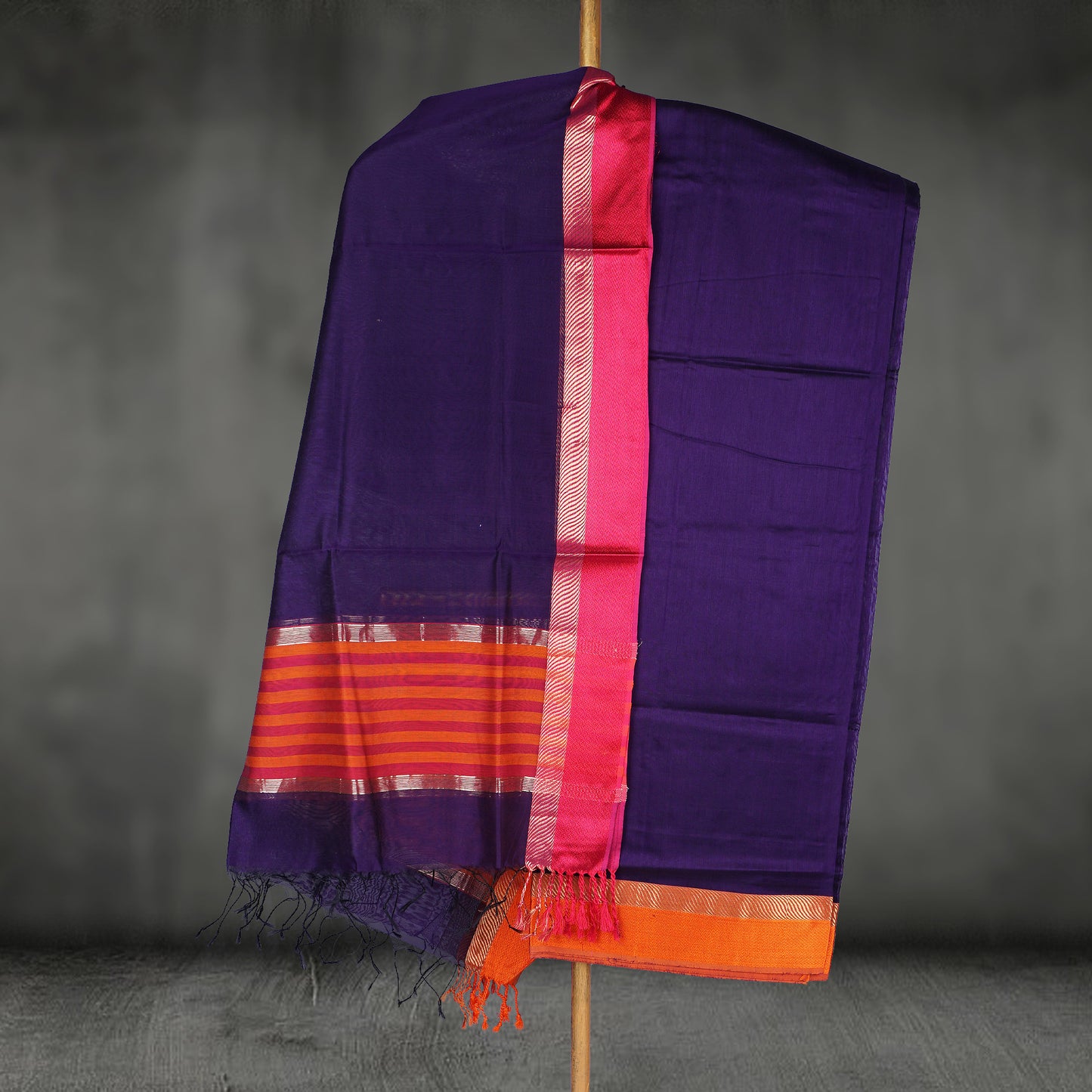 Maheshwari Dress Material With Ganga Jamuna Border