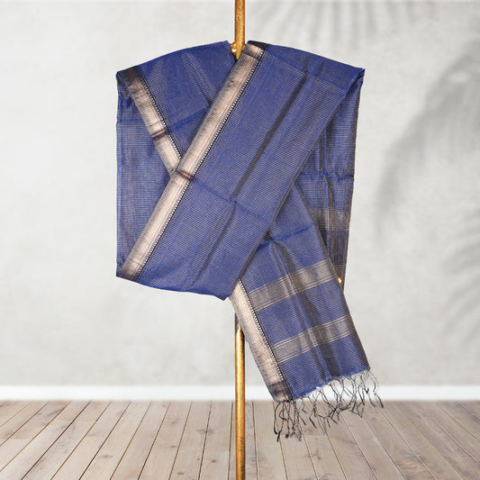 MAHESHWARI ZARI  CHECKS DUPATTA