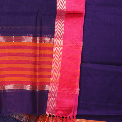 Maheshwari Dress Material With Ganga Jamuna Border