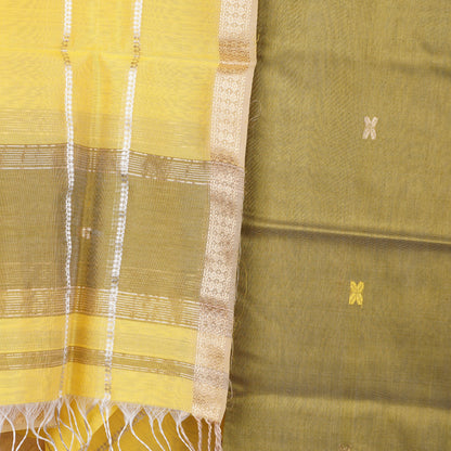 Maheshwari Dress Material With Motifs.