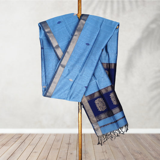 MAHESHWARI RASTA BUTA/BUTI BORDER DUPATTA