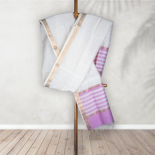 MAHESHWARI RASTA ZARI BORDER DUPATTA