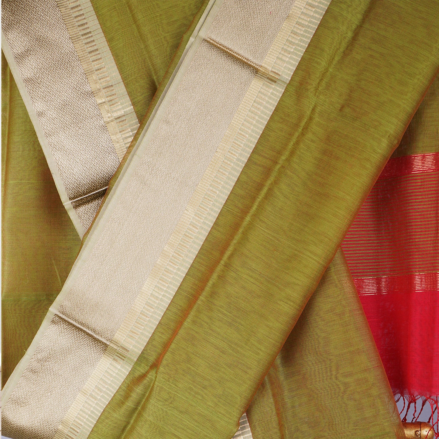 MAHESHWARI RESHAM BORDER DUPATTA