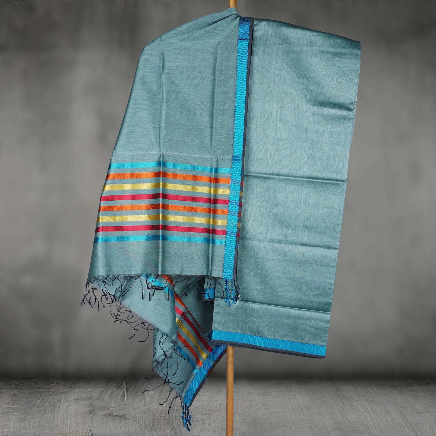 Maheshwari Dress Material With Resham Border