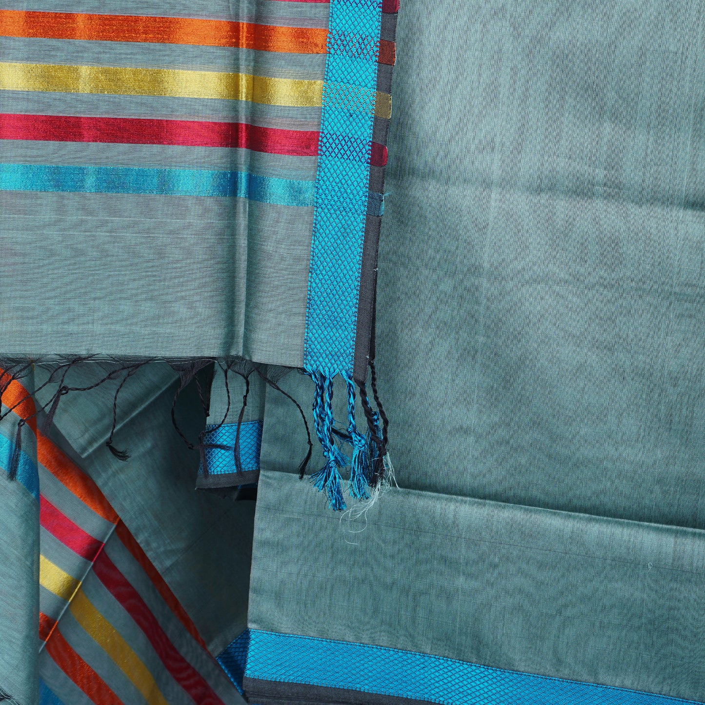 Maheshwari Dress Material With Resham Border