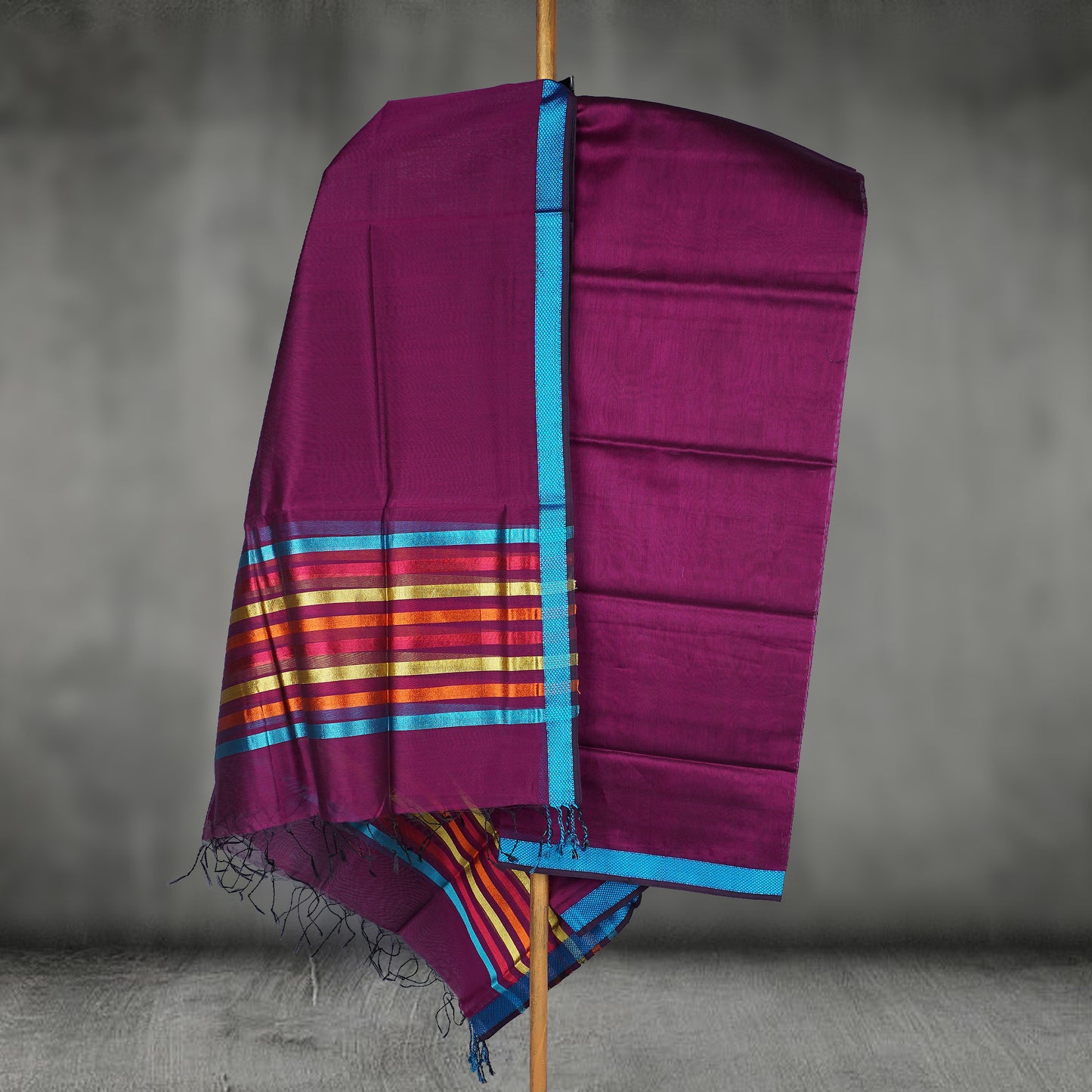 Maheshwari Dress Material With Resham Border