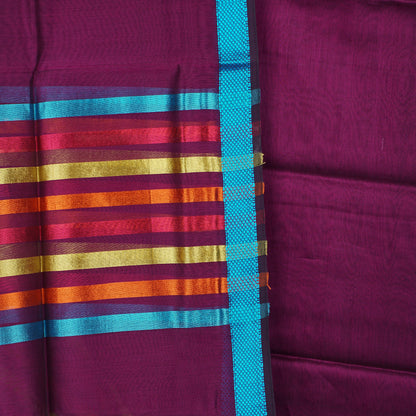 Maheshwari Dress Material With Resham Border