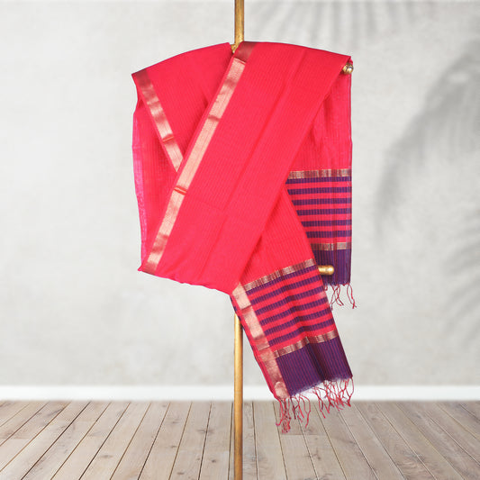 MAHESHWARI ZARI BORDER DUPATTA