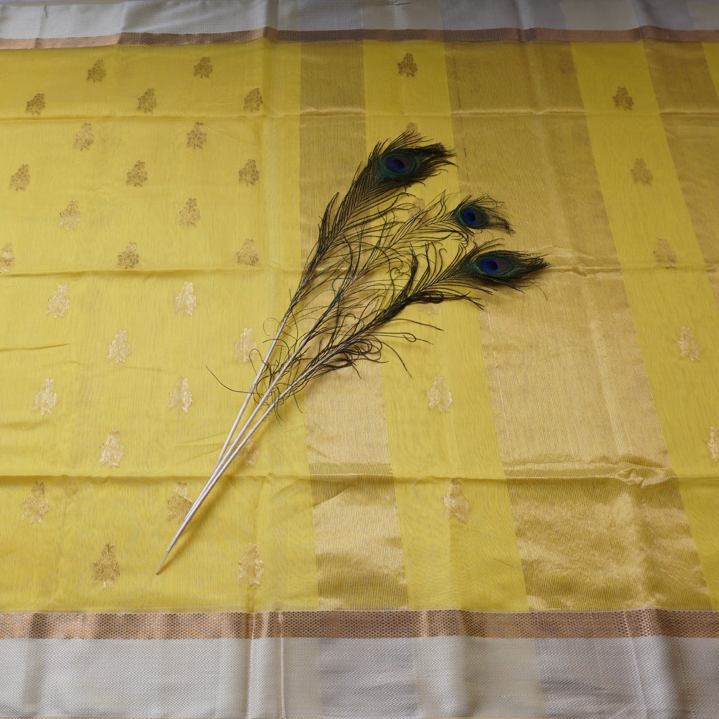 MAHESHWARI HEAVY ZARI PALLU SAREE